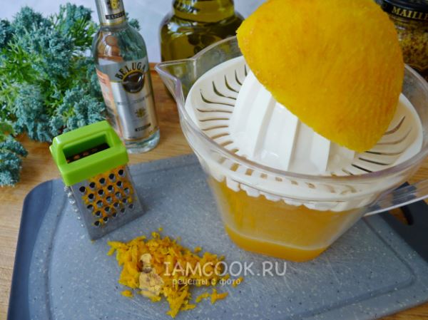 Индейка запеченная с фенхелем и апельсином под маринадом из французской горчицы с водкой