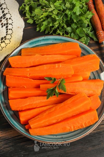 Морковь на пару